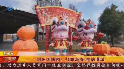 荆州园博园:灯耀新春 楚韵满城