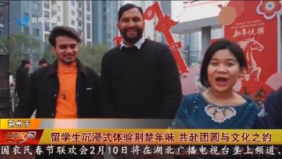留学生沉浸式体验荆楚年味   共赴团圆与文化之约