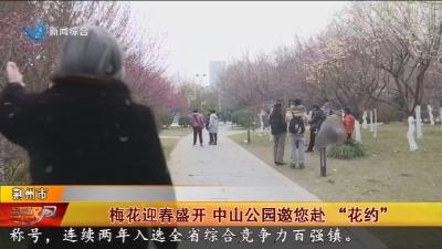 梅花迎春盛开 中山公园邀您赴“花约”