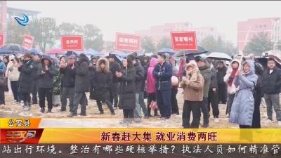 新春赶大集    就业消费两旺