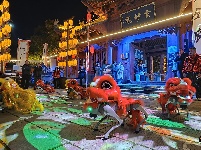 荆州古城：沉浸夜游灵剑山，赴仙侠奇幻之约