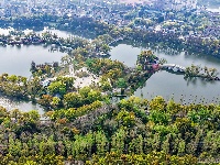 图集 | 碧水繁花相映 荆州三国公园春意浓