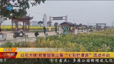 以花为媒 程集镇第三届“七彩烂漫游”活动开启