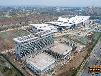 【图集】新春走基层 | 江汉平原产业交流中心项目建设加速