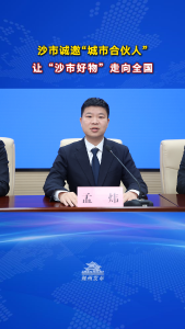 沙市区人民政府副区长孟炜：沙市诚邀“城市合伙人”，让“沙市好物”走向全国