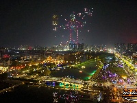 图集 | “荆州十二时辰·荆马之夜”无人机秀点亮古城夜空