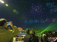 图集 | “荆州十二时辰·荆马之夜”无人机秀点亮古城夜空