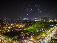 图集 | “荆州十二时辰·荆马之夜”无人机秀点亮古城夜空