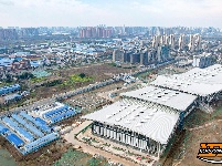 【图集】新春走基层 | 江汉平原产业交流中心项目建设加速