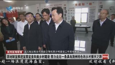 汪元程出席全市党建引领和美乡村建设工作现场推进会