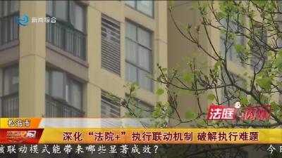 深化“法院+” 执行联动机制 破解执行难题