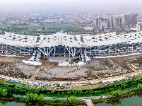 图集 | “金凤”蓄势待发 江汉平原产业交流中心冲刺金秋投用