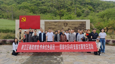 荆州区郢城镇郢南社区党员赴贺炳炎上将纪念馆开展红色教育