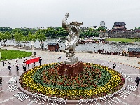 满城花海！荆州古城盛装迎五一