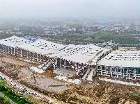 图集 | “金凤”蓄势待发 江汉平原产业交流中心冲刺金秋投用