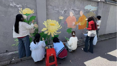 荆州区荆东社区“繁花行动”：一面老墙如何“种”出社区治理新风景？