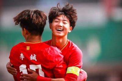 湖北小将攻入一球！时隔22年，中国U17男足重返亚洲杯四强