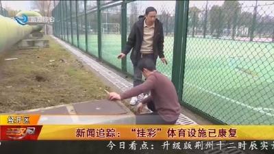 新闻追踪:“挂彩”体育设施已康复