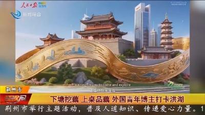下塘挖藕 上桌品藕 外国青年博主打卡洪湖