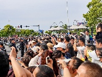 千人战国袍花车巡游  沸腾“五一”假期