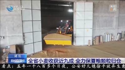 全省小麦收获近九成   全力保夏粮颗粒归仓