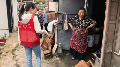 迎战新一轮强降雨 | 荆州区城南街道御河社区提前防范