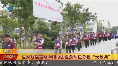 应对蚊媒高峰   荆州9支应急队伍分批 “大练兵”