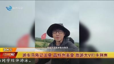 游车马阵辽王墓  品特色美食   旅游大V打卡荆州