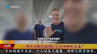 两千万粉外国网红打卡荆州松花蛋厂