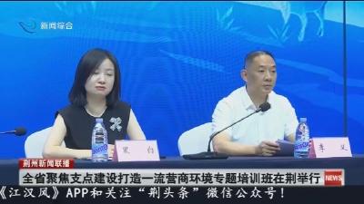 全省聚焦支点建设打造一流营商环境专题培训班在荆举行