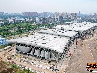 江汉平原产业交流中心项目全力冲刺完工目标