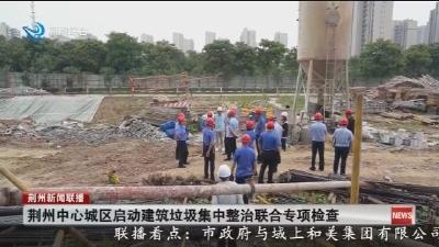 荆州中心城区启动建筑垃圾集中整治联合专项检查
