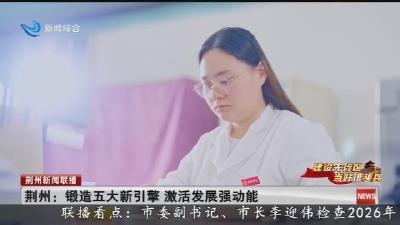荆州: 锻造五大新引擎 激活发展强动能