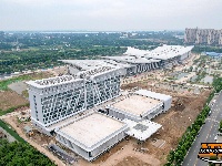 江汉平原产业交流中心项目全力冲刺完工目标