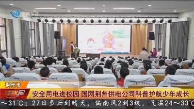 安全用电进校园   国网荆州供电公司科普护航少年成长