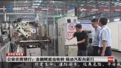 公安农商银行 :  金融赋能齿轮转  链动汽配向新行