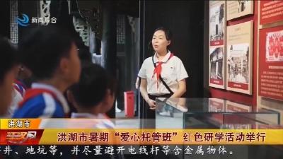 洪湖市暑期 “爱心托管班” 红色研学活动举行