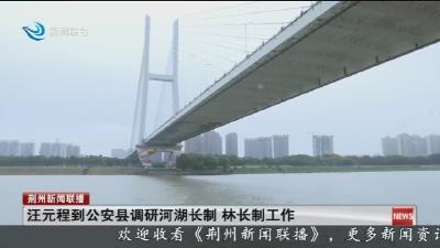 汪元程到公安县调研河湖长制 林长制工作