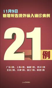 严防严控！新增境外输入21例、本土1例