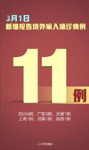 严防！新增确诊11例，均为境外输入