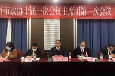 市政协十届一次会议召开主席团第一次会议