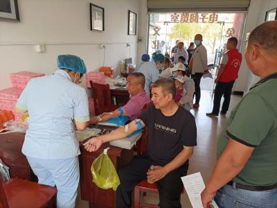 南口镇组织开展无偿献血志愿服务活动