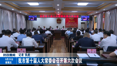 我市第十届人大常委会召开第六次会议