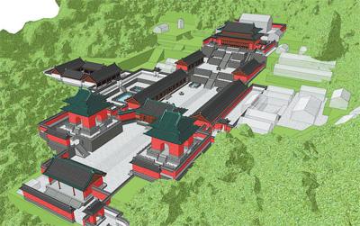 湖北武当山五龙宫同步开展遗址发掘与数字化复原   一眼千年，还原古建之美（解码·文化数字化）