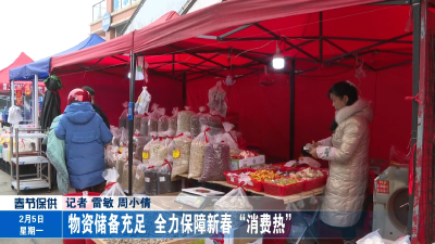物资储备充足 全力保障新春“消费热”