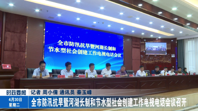 全市防汛抗旱暨河湖长制和节水型社会创建工作电视电话会议召开