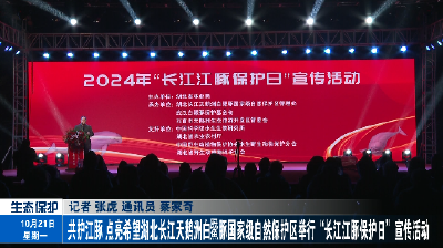 共护江豚 点亮希望湖北长江天鹅洲白鱀豚国家级自然保护区举行“长江江豚保护日”宣传活动