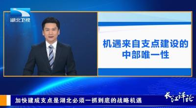 长江评论：加快建成支点是湖北必须一抓到底的战略机遇