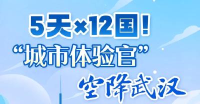 5天×12国！“城市体验官”空降武汉
