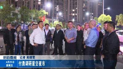 付勇调研星空夜市